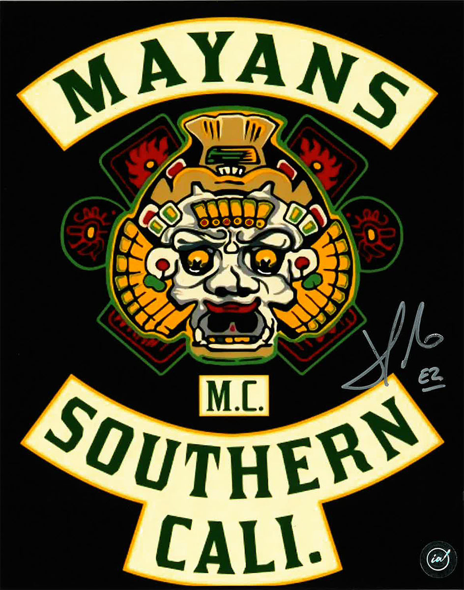 JD Pardo Mayans M.C. Patch Autographed 8x10 – Icon Autographs