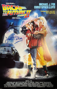 James Tolkan Autographed Mr. Strickland Back To the Future II 11x17 Mini Poster