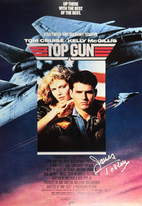 James Tolkan Autographed Stinger Top Gun 11x17 Mini Poster