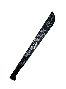 7 Jason Voorhees Autographed Friday the 13th Machete (Black)