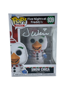 Jess Weiss Autographed Snow Chica Five Nights at Freddy's Funko Pop