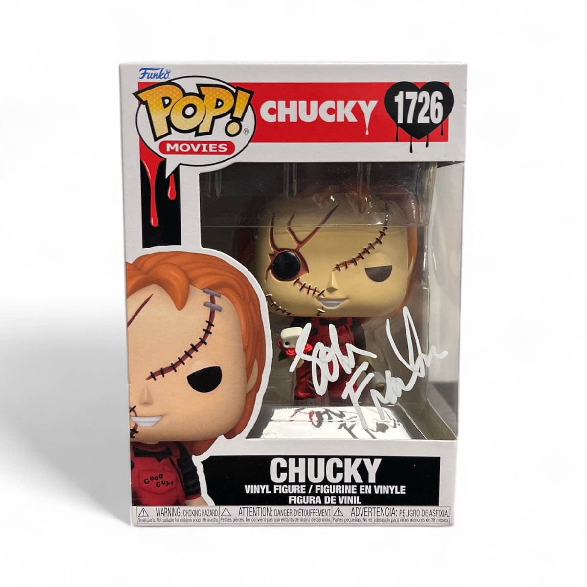 John Franklin Autographed Chucky Funko #1726 – Icon Autographs