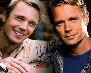 John Schneider Autographed Dukes of Hazzard & Smallville 8x10