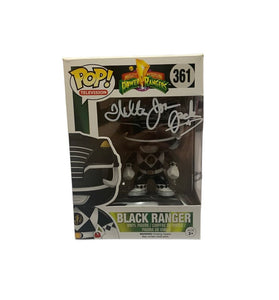 Walter Jones Black Ranger Autographed Funko Pop #361