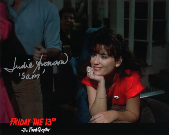 Judie Aronson Autographed Friday the 13th- The Final Chapter 8 x 10 Photo