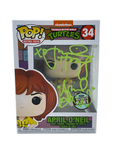 Judith Hoag Autographed April O'Neil Teenage Mutant Ninja Turtles Funko Pop