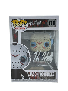 Kane Hodder Autographed Jason Voorhees Friday The 13th Funko Pop #01