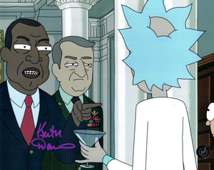 Keith David in Rick & Morty as President Andre Curtis Autographed 8x10