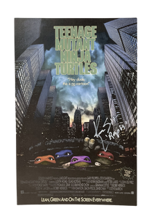Kenn Scott Teenage Mutant Ninja Turtles Signed 11x17 Poster