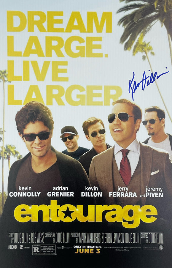 Kevin Dillon Entourage Autographed 11x17 Mini Poster