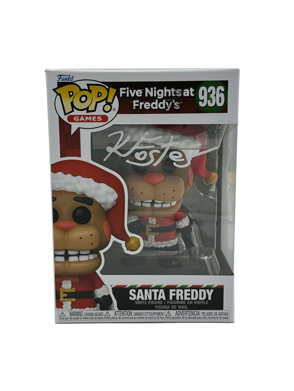 Kevin Foster Autographed Santa Freddy Five Nights at Freddy's Funko Pop