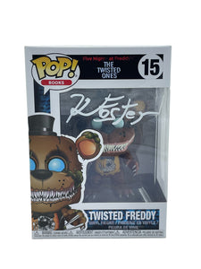 Kevin Foster Autographed Twisted Freddy Five Nights at Freddy's Funko Pop