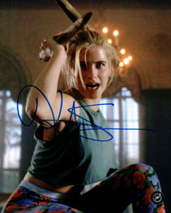 Kristy Swanson as Buffy the Vampire Slayer Autographed 8x10 Photo in Blue Sharpie