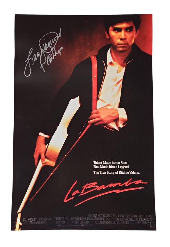 Lou Diamond Phillips Autographed La Bamba 11x17 Poster