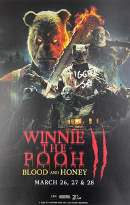 Lewis Santer Winnie-the-Pooh: Blood and Honey 2 Autographed 11x17 Poster