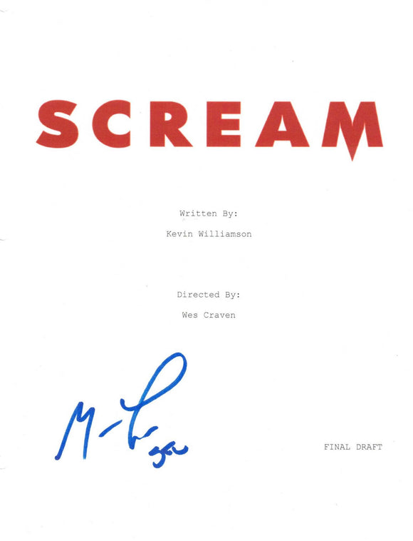 Matthew Lillard Scream Autographed Script Cover