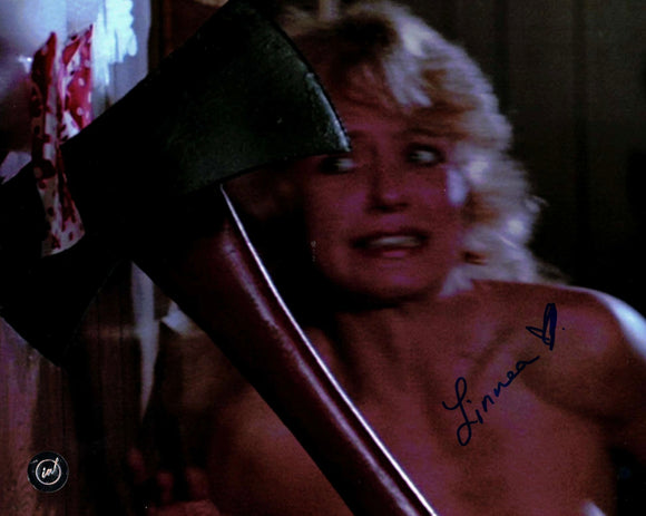 Linnea Quigley in Silent Night Deadly Night Autographed 8x10
