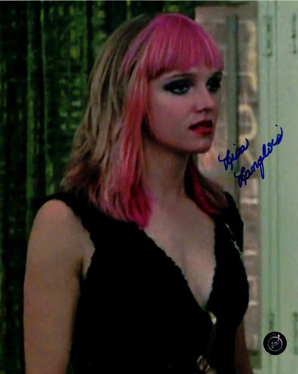 Lisa Langlois as Patsy in Class of 1984 Autographed 8x10 Photo in Blue Sharpie