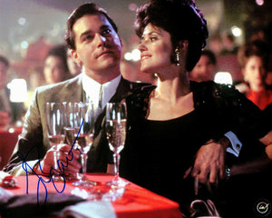 Lorraine Bracco Goodfellas Autographed 8x10 Photo (Photo With Henry Hill)