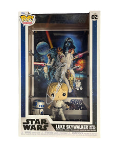 Dickey Beer as Luke Skywalker w/ R2D2 in Star Wars Autographed Oversized Funko