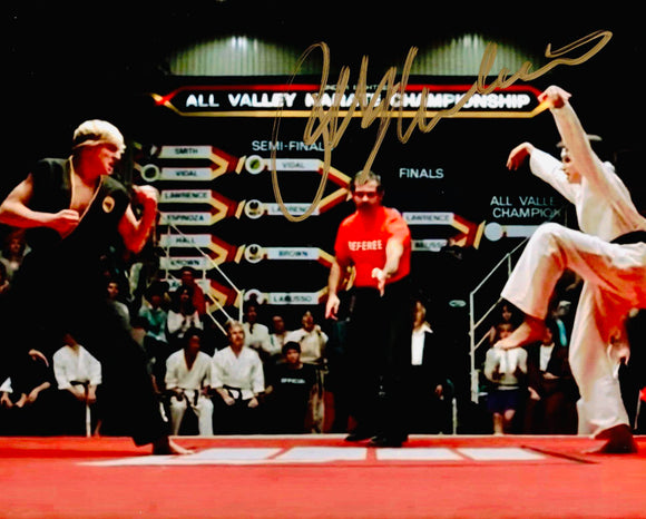 Ralph Macchio Karate Kid Autographed 8x10