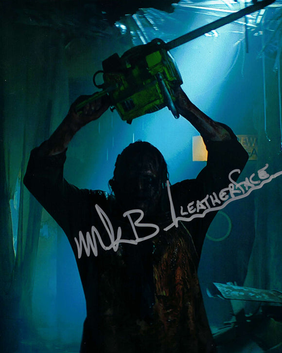 Mark Burnham Autographed Texas Chainsaw Massacre 8x10 Photo