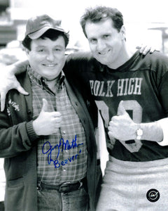 Jerry Mathers in Leave it to Beaver Married with Children Autographed 8x10 with Al Bundy Polk High