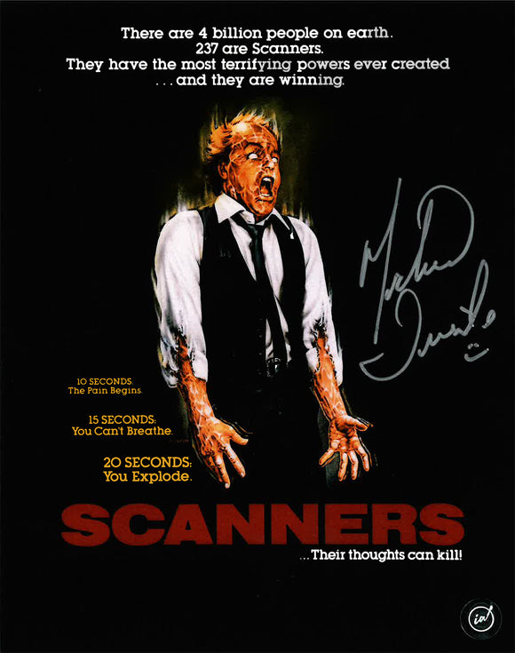 Michael Ironside Scanners Movie Promo Autographed 8x10