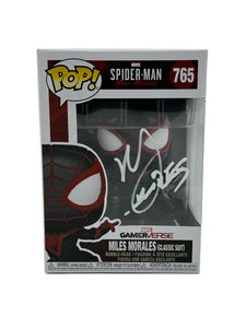 Nadji Jeter Autographed Miles Morales Spider-Man Funko Pop #765