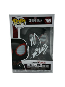 Nadji Jeter Autographed Miles Morales Spider-Man Funko Pop #769