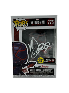 Nadji Jeter Autographed Miles Morales Spider-Man Funko Pop #775