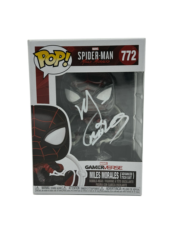 Nadji Jeter Autographed Miles Morales Spider-Man Funko Pop #772