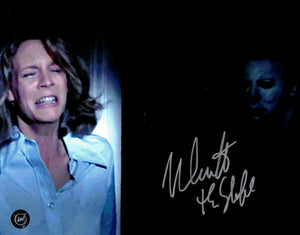 Nick Castle as Michael Myers Halloween Autographed 8x10 Silver Sharpie