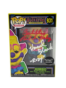 Paul Haley & Harrod Blank Dual Signed Jumbo Killer Klowns From Outer Space Funko Pop #931