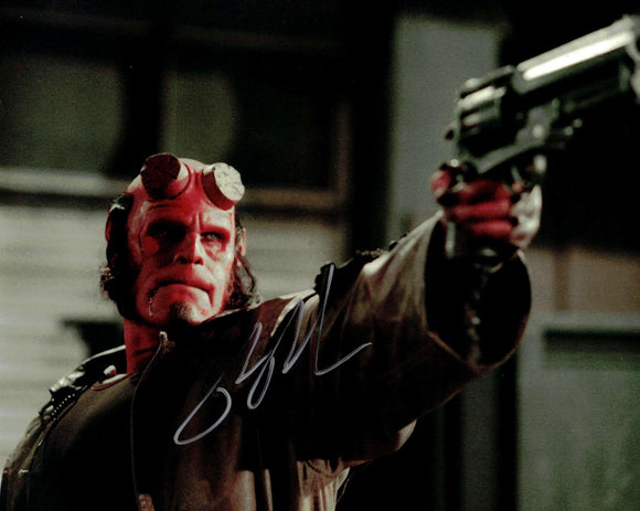 Ron Perlman as Hellboy Autographed 8x10 Photo