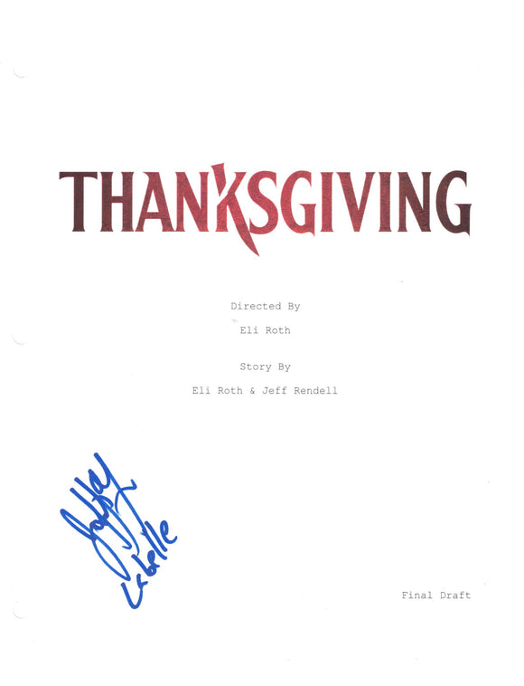 Jeff Teravainen Thanksgiving Autographed Script Cover