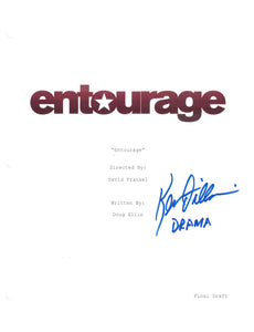 Kevin Dillon Entourage Autographed Script Cover