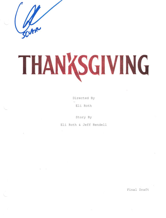 Gabriel Davenport Thanksgiving Autographed Script Cover