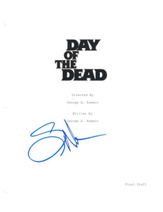 Greg Nicotero Day of the Dead Autographed Script Cover