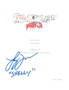 Larry Zerner Friday The 13th Part 3 Autographed Script Cover