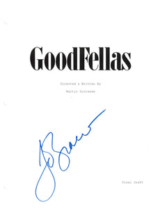 Lorraine Bracco Goodfellas Autographed Script Cover