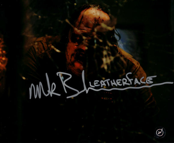 Mark Burnham Texas Chainsaw Massacre Autographed 8x10