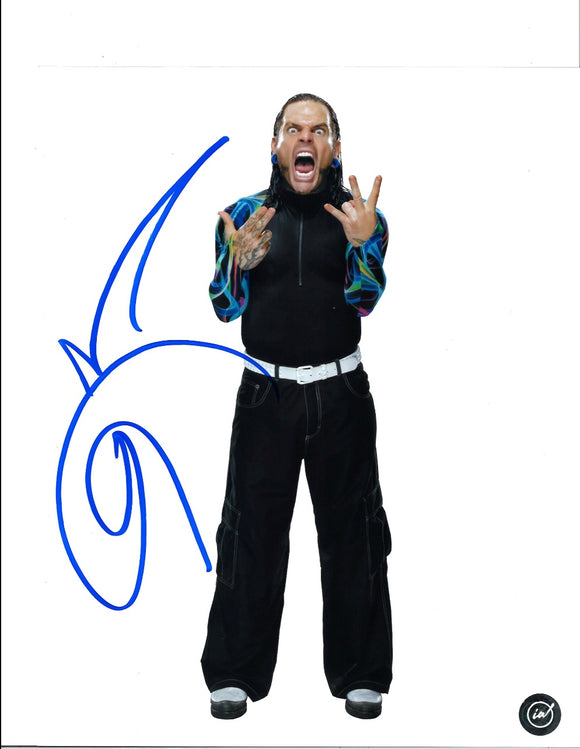 Jeff Hardy WWF Autographed 8x10