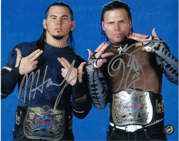 The Hardy Boyz WWF Autographed 8x10