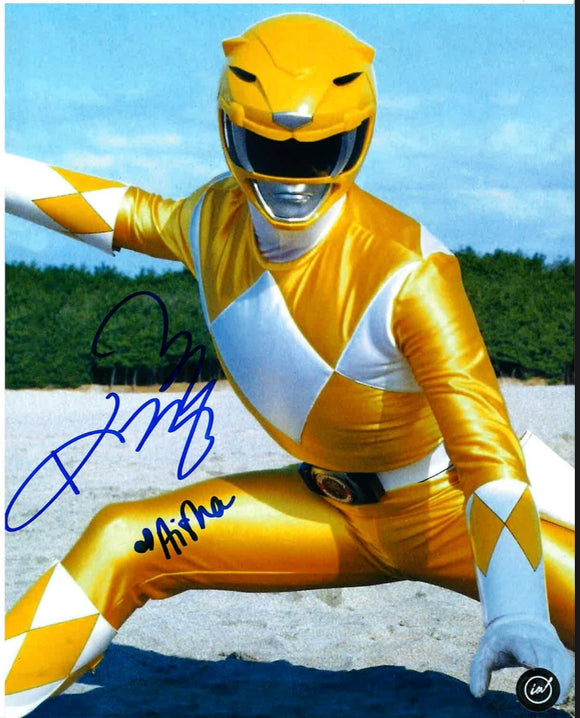 Karan Ashley Mighty Morphin Power Rangers Autographed 8x10