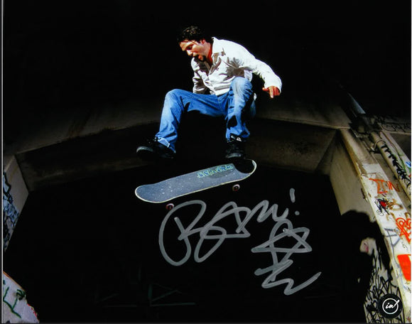 Bam Margera Skateboarding Autographed 8x10