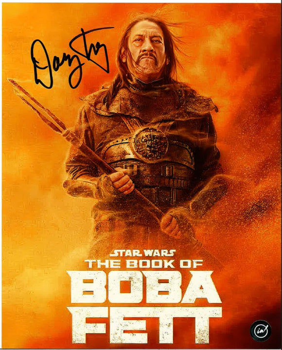 Danny Trejo The Book of Bobba Fett Autographed 8x10