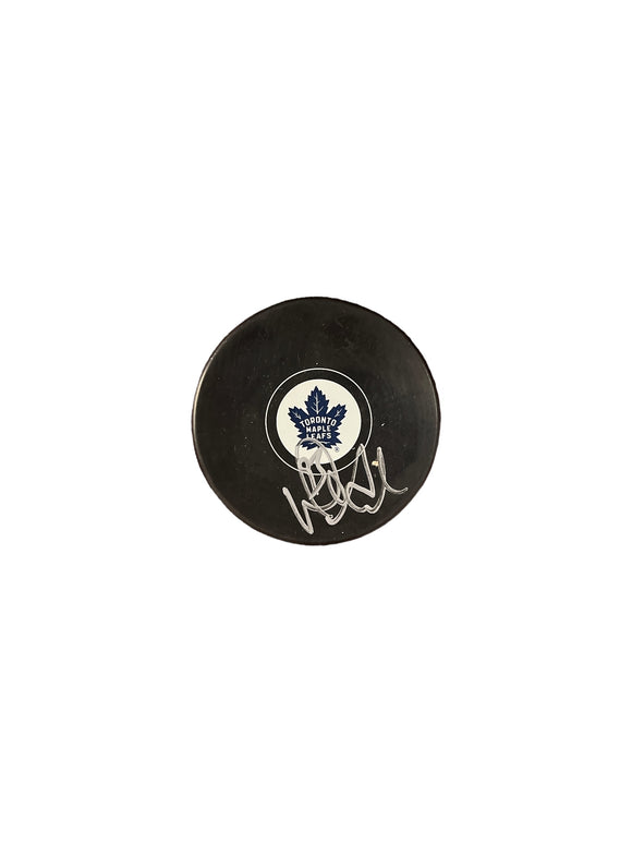 Doug Gilmour Toronto Maple Leafs Autographed Puck