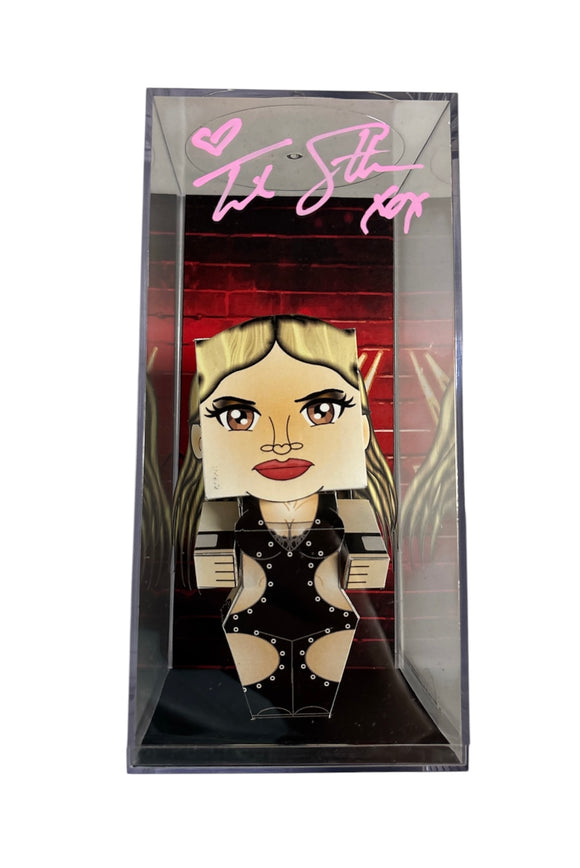 Trish Stratus WWE Autographed Blockheadz