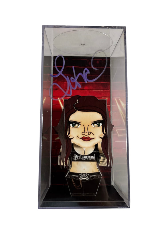 Lita WWE Autographed Blockheadz